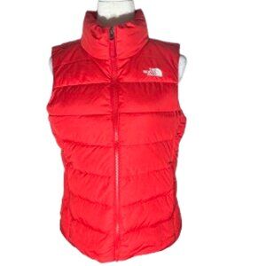 The North Face Women's Alpz 550 Down Vest Jacket Red Medium